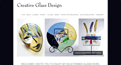 Desktop Screenshot of creativeglassdesign.com