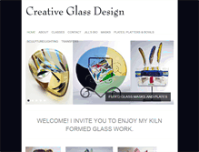 Tablet Screenshot of creativeglassdesign.com